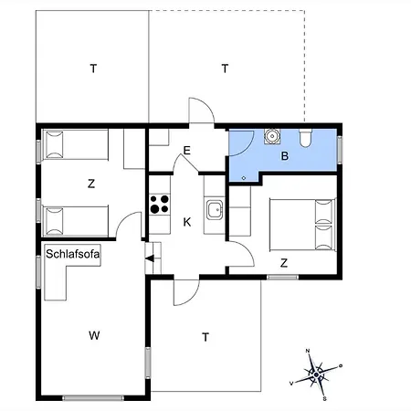 Casa de Férias Bl1729-blokhus-jens-baerentsvej-36 Blokhus